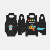 Water Pistool & Ballonnen Zomerfeest Bedankdoosjes (Uitgevouwen)