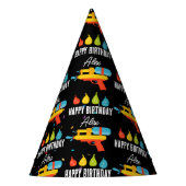 Water Pistool & Ballonnen Zomerfeest Feesthoedjes (Voorkant)