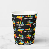 Water Pistool & Ballonnen Zomerfeest Papieren Bekers (Links)