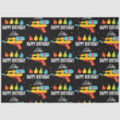 Water Pistool & Ballonnen Zomerfeest Tissuepapier (Voorkant)