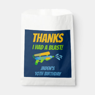 Water Pistool Battle Bedankt Ik had een ontploffin Bedankzakje
