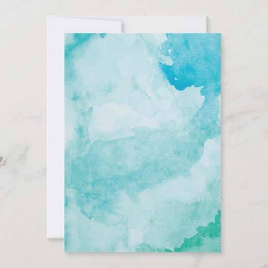 Water Pistool Custom Boy Verjaardag Bedankkaart (Achterkant)