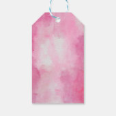 Water Pistool Meisje Verjaardag Custom Cadeaulabel (Achterkant)