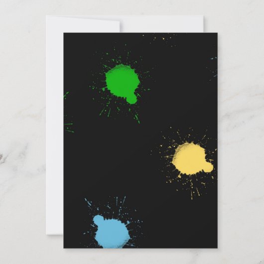 Water Pistool Splash Boy 11th Birthday Party nodig (Achterkant)