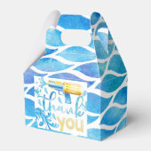 Water Pistool Zomer Verjaardag Dank u Bedankdoosjes (Voorkant Zijde)