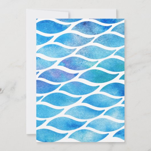 Water Pistool Zomer Verjaardagsfeest voor Boy Kaart (Achterkant)