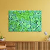 Water plant canvas afdruk (Insitu (Woonkamer))