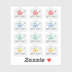 Water Planten Herinnering Tuinieren Waterblikjes P Sticker