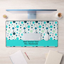 Water Polka stippen cadeau waardering leraar Bureaumat