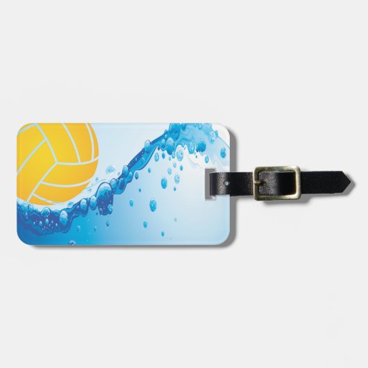 Water Polo Bagagelabel (Voorkant horizontaal)