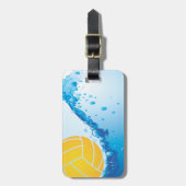 Water Polo Bagagelabel (Voorkant verticaal)