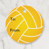 Water Polo Ball Gift Labels (Voorkant)