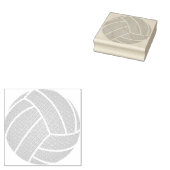 Water Polo Ball Houten Stempel & Inkt (Gestempeld)