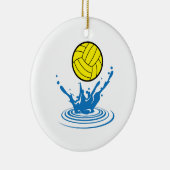 Water Polo Ball Keramisch Ornament (Rechts)