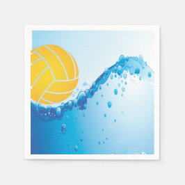 Water Polo Ball Papieren servetten