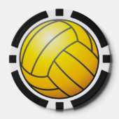 Water Polo Ball Poker Chips (Voorkant)