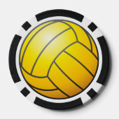 Water Polo Ball Poker Chips (Achterkant)