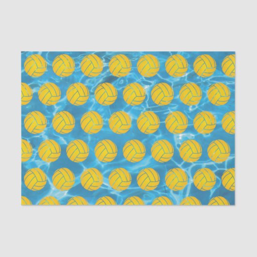 Water Polo Ball Tissue Papier (Voorkant)