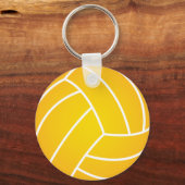 Water Polo Ball Yellow Sleutelhanger (Achterkant)