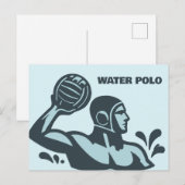 Water Polo Briefkaart (Voorkant / Achterkant)