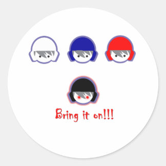 water-polo-bring-it-on ronde sticker