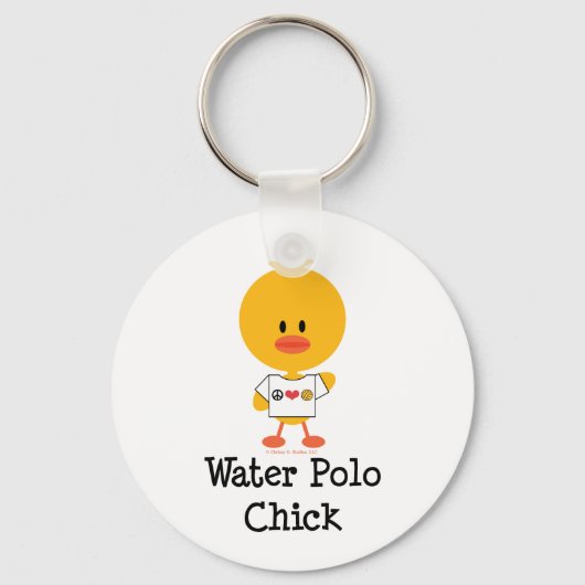 Water Polo Chick Sleutelhanger (Voorkant)