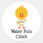 Water Polo Chick Stickers (Voorkant)