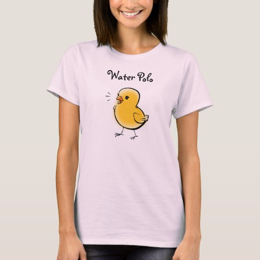 Water Polo Chick T-Shirts (Voorkant)