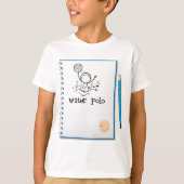 Water Polo Doodle Sketch Hand-getrokken watersport (Voorkant)