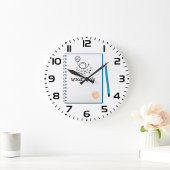 Water Polo Doodle Sketch Hand-getrokken watersport Grote Klok