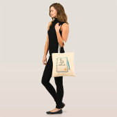 Water Polo Doodle Sketch Hand-getrokken watersport Tote Bag