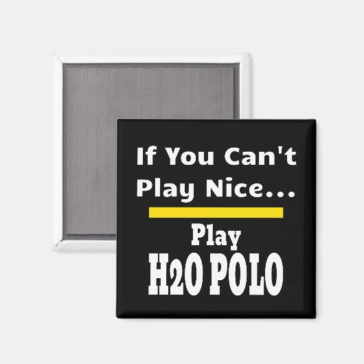 Water Polo Funny Sarcastic Magneet (Voorkant / Achterkant)