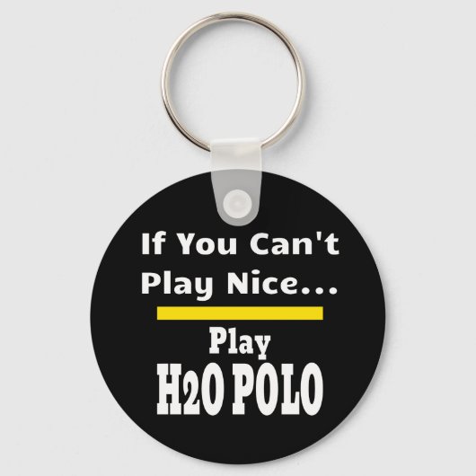 Water Polo Funny Sarcastic Sleutelhanger (Voorkant)