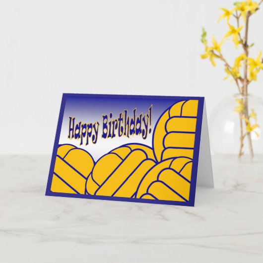 Water Polo - Gelukkige verjaardag van de grootste  Kaart (Gele Bloem)