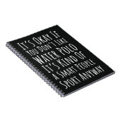 Water Polo Gift Ideeën Sportzwembad Competitie Zwe Notitieboek (Rechterzijde)