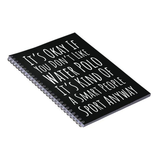 Water Polo Gift Ideeën Sportzwembad Competitie Zwe Notitieboek (Rechterzijde)
