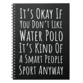 Water Polo Gift Ideeën Sportzwembad Competitie Zwe Notitieboek (Voorkant)