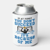 Water Polo Goalie Goalkeeper Funny Gezegde Blikjeskoeler (Blikje Voorkant)