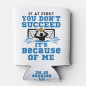 Water Polo Goalie Goalkeeper Funny Gezegde Blikjeskoeler (Achterkant)