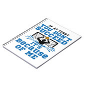 Water Polo Goalie Goalkeeper Funny Gezegde Notitieboek (Linkerzijde)