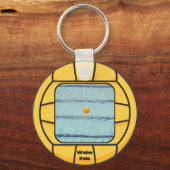 Water Polo lijst (voeg je eigen foto toe!) Sleutelhanger (Voorkant)