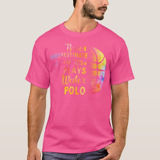 Water Polo Meisje Shirt - Grappige quotes Gift Ide (Voorkant)