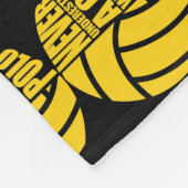 Water Polo onderschat nooit een meisje dat speelt Fleece Deken (Hoek)