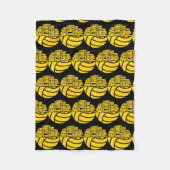 Water Polo onderschat nooit een meisje dat speelt Fleece Deken (Voorkant)