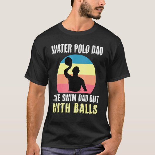 Water polo papa zoals zwemmen papa maar met ballen (Voorkant)
