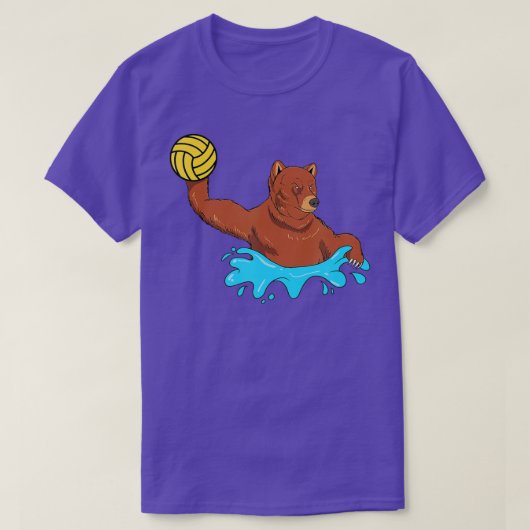 Water Polo Player Grizzly Bear Gift I H2O Polo Bea (Design voorkant)