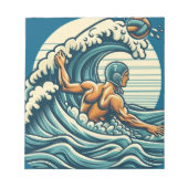 Water-polo Player Notepad Notitieblok (Voorkant)