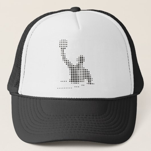 Water Polo Player Trucker Pet (Voorkant)