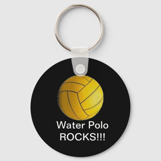 Water Polo ROCKS!! Sleutelhanger (Voorkant)