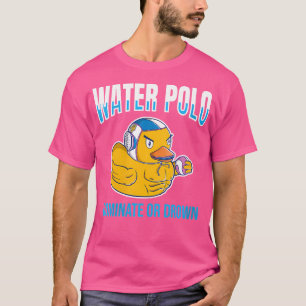 Water Polo Rubber Eend Domineren of Verdrinken - W